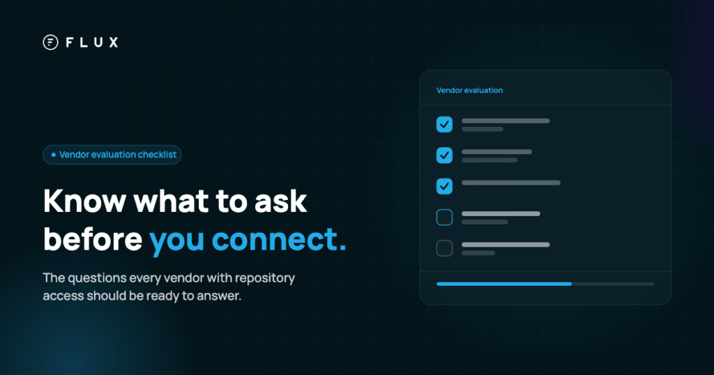 Vendor evaluation checklist: what to ask before you connect